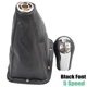 thumbnail image 3 of For TOYOTA AVENSIS T25 MK2 II 2003 2004 2005 2006 2007 2008 2009 Chrome Gear Shift Knob Gaiter Boot Cover Case Car Accessories, 3 of 4
