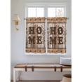 thumbnail image 2 of Vintage Farmhouse Living Room Curtains 2 Panel, Retro Home Text Country Star Wooden Cafe Window Treatment, Farmhouse Bedroom Bathroom Kitchen Curtains Drapes 104"x45", 2 of 6