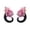 E004- Golden Cat Bell Ornament, variant on 2 Pcs, Accessories, Pastel Party Decorations, Artificial Roses, for Student, Light Blue Skull Rose Elf Horn Clips, 4.5 Inch Cute Creepy Halloween Accessories, Great for Student