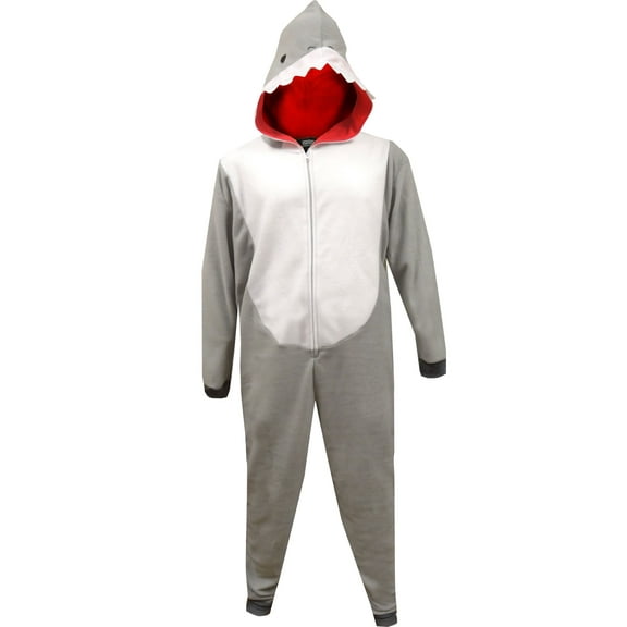 MJC Mens Shark Week Shark Union Suit Pajama