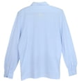 thumbnail image 2 of 04651/ Men's Sky POPOVER OXFORD PIQUE Polo - S, 2 of 2