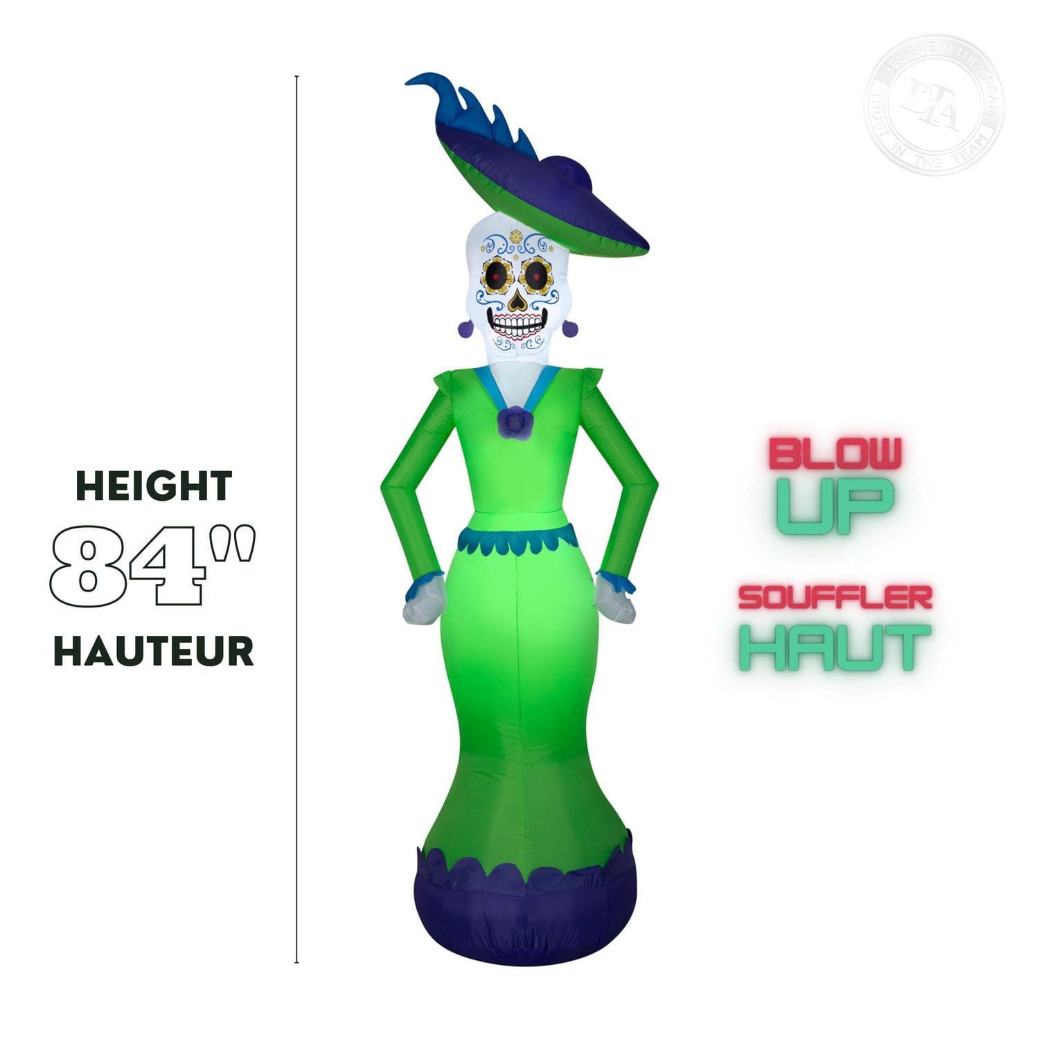 Femme gonflable Gemmy Halloween du Jour des Morts