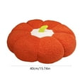 thumbnail image 4 of AYktou Pumpkin Shape Tatami Floor Pillow Seat cushion, 16 inch dolls Throw pillow Floor Cushions Living Room Sitting Cushions Window Backrest Mats sofa pads for home decor Festival birthday gift, 4 of 6