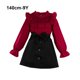 thumbnail image 3 of Qarigey Conjuntos de ropa Traje de primavera y otoño Ropa para niños Disfraces Ahuecados Volantes Malla Tops corta decorada conjuntos de ropa 140cm-9Y, 3 of 6