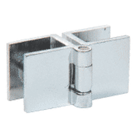 Crl Eh196 Chrome Small Glass To Glass Out Swing Set Screw Hinge