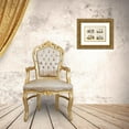 thumbnail image 3 of Victor Adam 14x12 Gold Ornate Wood Frame and Double Matted Museum Art Print Titled - Abcd (1840), 3 of 4