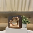 thumbnail image 3 of Rawiri Luces 3D de madera, luces nocturnas de personajes, regalos de ambiente decorativos, 3 of 5
