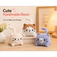 thumbnail image 6 of 3 Pack Cat Crochet Kit for Beginners, Cat Amigurumi Starter Set with Step by Step Video Tutorials, TIKA, 6 of 7