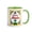green, variant on El Mejor Abuelo Coffee Mug, Mexican Talavera Floral Cactus Bird Graphic Two‑Tone Green Interior 11oz Ceramic Cup, Best Grandpa Spanish Gift for Hispanic Father’s Day Birthday