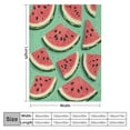 thumbnail image 4 of Autua Watermelon Slices Blanket Gifts, Long-Lasting Blanket for All Seasons, Soft Flannel Fabric, Multiple Sizes, High Quality Material 50x60in, 4 of 6