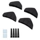thumbnail image 5 of 4 Uds parachoques trasero alerón protector embellecedor negro mantenimiento reemplazo Universal Jadeshay A, 5 of 8