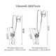 thumbnail image 3 of Moyic Clip de 6 uds con gancho para colgar ropa, Clips para edredones de aire, soportes multifuncionales fijos, ropa, edredón, pantalones, Almacenamiento y organización del hogar 11 cm/4.33 pulgadas, 3 of 6