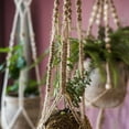 thumbnail image 4 of Cotton Hemp Rope Planter Hanger, 4 of 12