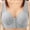 Light Blue, variant on Womens Wireless Everyday Bra Front Closure Full Coverage Breathable Fabric Daily Wear Bra Push Up Underwear 40A