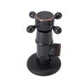 thumbnail image 1 of 1/2 Angle Stop Valve Brass Water Shut Off Valve, Copper Angle Valve for Bathroom Toilet Kitchen with Compact Design Easy Installation High Temperature Pressure, 1 of 7