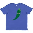 thumbnail image 3 of Inktastic Green Chili Pepper Kawaii Youth T-Shirt, 3 of 5