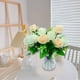 thumbnail image 4 of Ramo de Rosas Artificiales para El Día de La Madre, Gran Ramo de 6 Cabezas, Adorno para Mesa de Comedor y Sala de Estar., 4 of 6