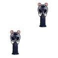 thumbnail image 2 of Matsuzay ABS PP Ventilador portátil Animal Ear Handheld Quiet Running 5 Gear Neck Hanging Brushless Motor Cooling Fans Cooler Dark Blue Azul oscuro Tipo 5 2Conjunto, 2 of 6