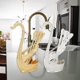 thumbnail image 3 of Juego de Vajilla Creativa Soporte de Base de Cisne Decorativo 12 s Dorado + Plata Macarena Cuchara de helado, 3 of 6