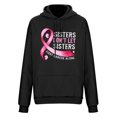 thumbnail image 4 of Sudaderas con capucha informales para mujer, camisetas con estampado de cinta rosa, blusa, camiseta Fridja hj4974, 4 of 9