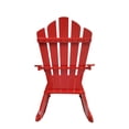 thumbnail image 6 of LiviNest Red Adirondack Rocking Chair for Home Office & Relaxation - Sturdy Wooden Rocker with Wide Seat & Armrests - Comfortable Indoor & Outdoor Use for Adults & Creative Professionals, 6 of 6