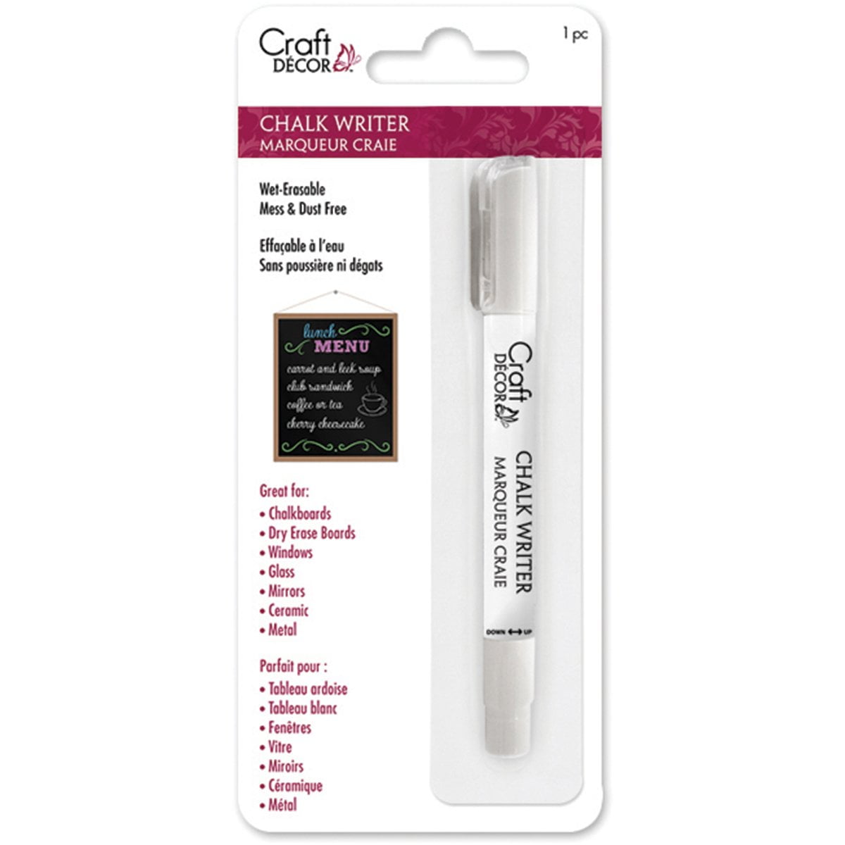 Amazon.com: MULTICRAFT Chalk Writer, Mess Free, Wet-erasable
