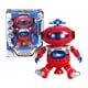 thumbnail image 2 of Robot para Con Luces LED Intermitentes Y Música para Pequeños (rojo), 2 of 9