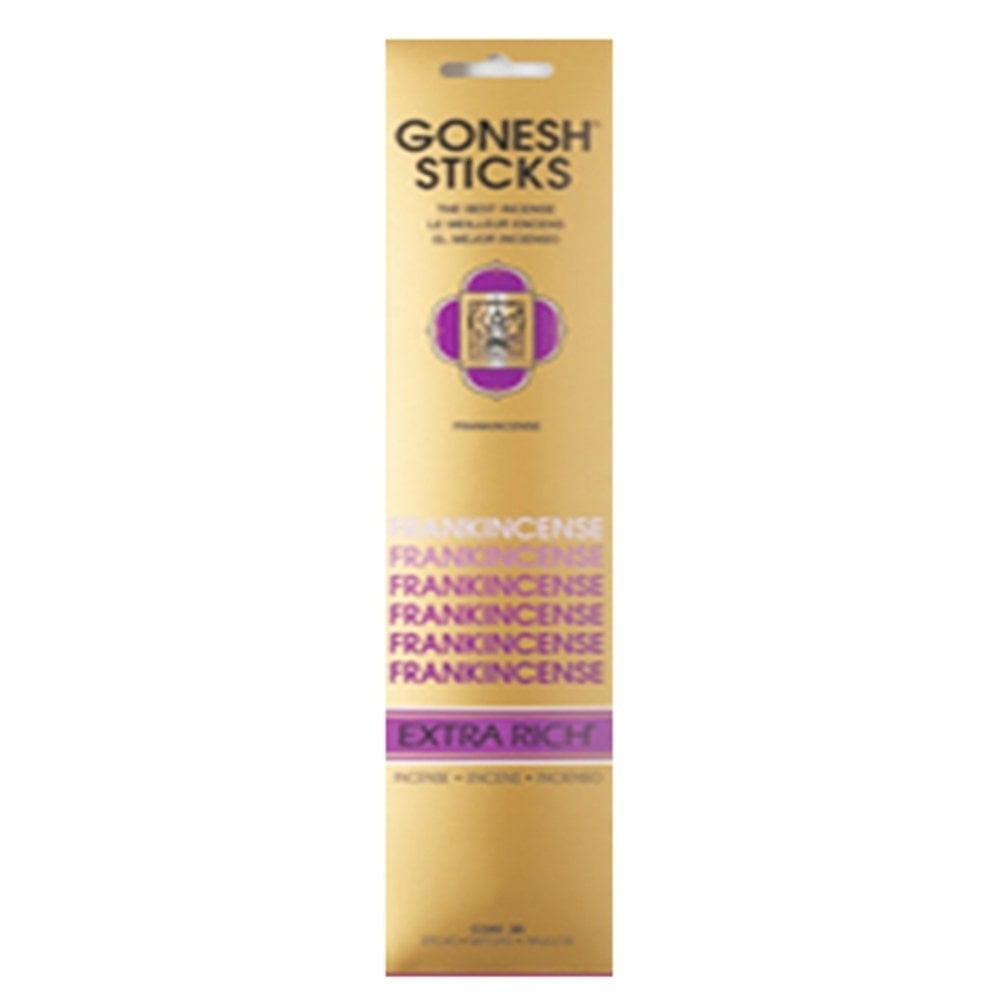 Gonesh Incense Sticks - Extra Rich Harmony Scent, 20 Sticks Per Pack, Slow Burning & Very Fragrant