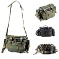 thumbnail image 2 of Camouflage Multifunctional Fishing Tackle Bag with Removable Divider & Molle System – Polyester Water-Resistant Storage for Lures, Rod & Accessories, Convertible as Shoulder/Waist/Handbag for Anglers, 2 of 6