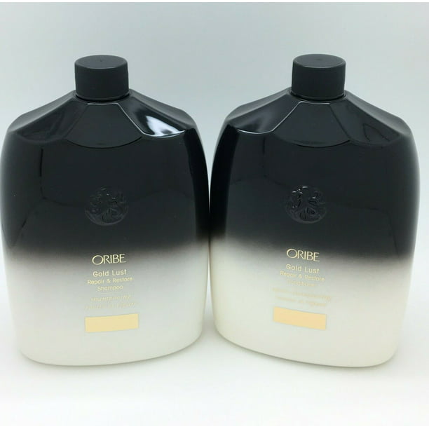 Oribe Gold Lust Repair & Restore Shampoo & Conditioner 33.8 oz - PRO - WITH  PUMP - Walmart.com
