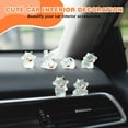 thumbnail image 6 of Cute Cow Car Decorations - Universal Car Door Rear View Mirror Ornament, Transparent Resin Material for Dashboard, Fun Auto Interior Accessories for Christmas Season, 6 of 6