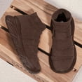 thumbnail image 5 of Men's Slip-On Mid-Top Casual Sneakers - Lightweight Breathable Knit Fabric, Elastic Sides for All-Season Comfort for Daily & Leisure Wear, Walking Shoes, ,Easy Wear, MD Cushioned/Comfortable Sneakers, 5 of 9