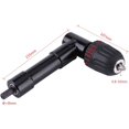 thumbnail image 2 of Taladro de ángulo recto, mandril de extensión de perforación de 90 grados, herramienta de extensión de taladro eléctrico de eje de 8mm para espacio de trabajo de esquina estrecha, 2 of 5