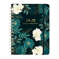 thumbnail image 1 of CUITING Calendrier Planificateur de Fleurs 2025 Élégant Journal Hebdomadaire et Mensuel en Anglais avec Poche Arrière à Spirale et Étiquettes de Vacances en Papier Épais, 1 of 8