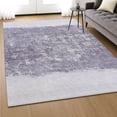 thumbnail image 6 of Addison Rugs Mayfield Premium Machine Washable Transitional Stripes Lavender Rectangle Rug, 8' x 10', 6 of 6