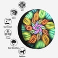 thumbnail image 6 of Kdxio Hippie Style for Tire Cover Wheel Protectors Tyre Covers Weatherproof Wheel Covers Universal Fit for Trailer Rv SUV Truck Camper Travel Trailers 15 inch, 6 of 8