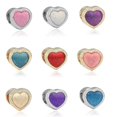 thumbnail image 1 of 2023 Venta caliente Corazón Aleación Perlas sueltas Color Goteo Aceite Corazón Cuentas Hecho a mano Diy Pulsera Collar Accesorios Calendario de Adviento, 1 of 4