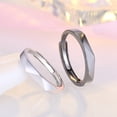 thumbnail image 4 of Couples Rings For Women Men Matching Best Friend Trendy Promise Ring Set For Teens Thumb Jewelry Engagement, 4 of 10