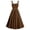 Khaki, variant on Gothic Clothes for Women Halloween Corset Waist Square Neck Midi Dress Vintage Punk Party Costume Retro Elegant Evening Gown