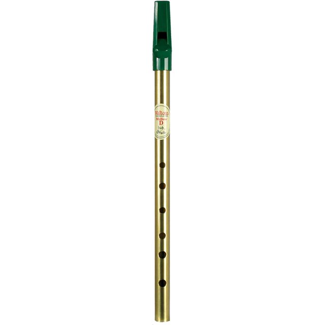 Waltons Brass Mellow Whistle - Key of D - For Beginners, Intermediates, & Experts - Authentic Irish Instruments - Made of Materials