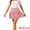 Deep Pink, variant on DARING DIVA Women's Elastic Waist Layer Ruffle A-Line Skirt S Pink Purple