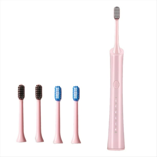 Cepillo de Dientes Eléctrico para Adultos Cepillo de Dientes Eléctrico para Niños Cepillo de Dientes Eléctrico de 6 Modos Cepillo de Dientes con Batería Recargable,B