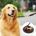 thumbnail image 3 of SPRING PARK Faux Leather Dog Leash - Braided Heavy Duty Training Leash for Large Medium Small Dogs Running and Walking, 3 of 6