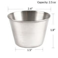 thumbnail image 7 of Artcome 14 Pack Stainless Steel Condiment Sauce Cups Great for Dipping and Portion Cups, 2.5 oz, 7 of 7