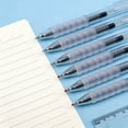 thumbnail image 5 of Clear Retractable Gel Pens, 0.5mm Fine Point Quick Dry Gel Pens, Soft Grip Smooth Writing Pens, No Smudge Black Ink Office Pens, Transparent Click Pens for Home Office Journaling Note Taking, 5 of 7