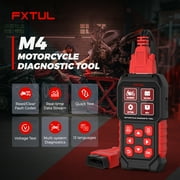 MRCARTOOL Motorcycle Diagnostic Measurement Tool M4 Motorcycle System Code Readers Scan Tool Motorcycle Fault Code Reader Compatible for YAMAHA-2P/HONDA,KAWASAKI-1/2/3/4/5/6P,OBDII