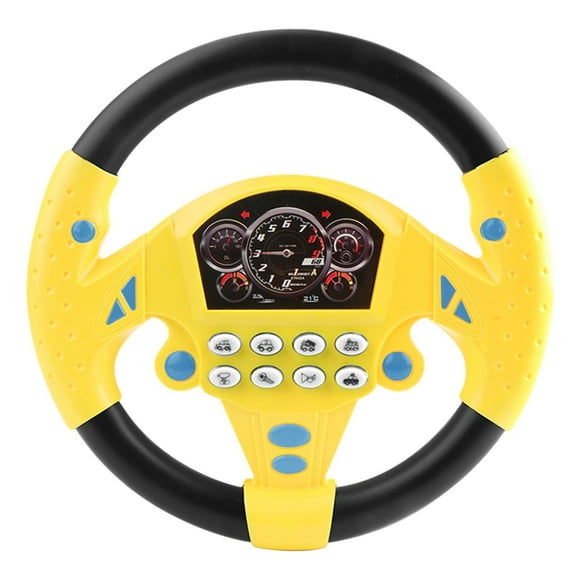 XFGOU Puzzle games Toys and Hobbies Simulated Driving Controller Co Driver Simulated Steering Wheel Educational Music Toy For Children Kids 4 5 6 Years Old Education