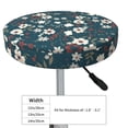 thumbnail image 4 of Lsque Vintage Floral Round Bar chair cushion covers Velvet Fabric Premium Comfort Protects from Scratches and Stains for 14-17 Inch Chair- 13 inch, 4 of 7