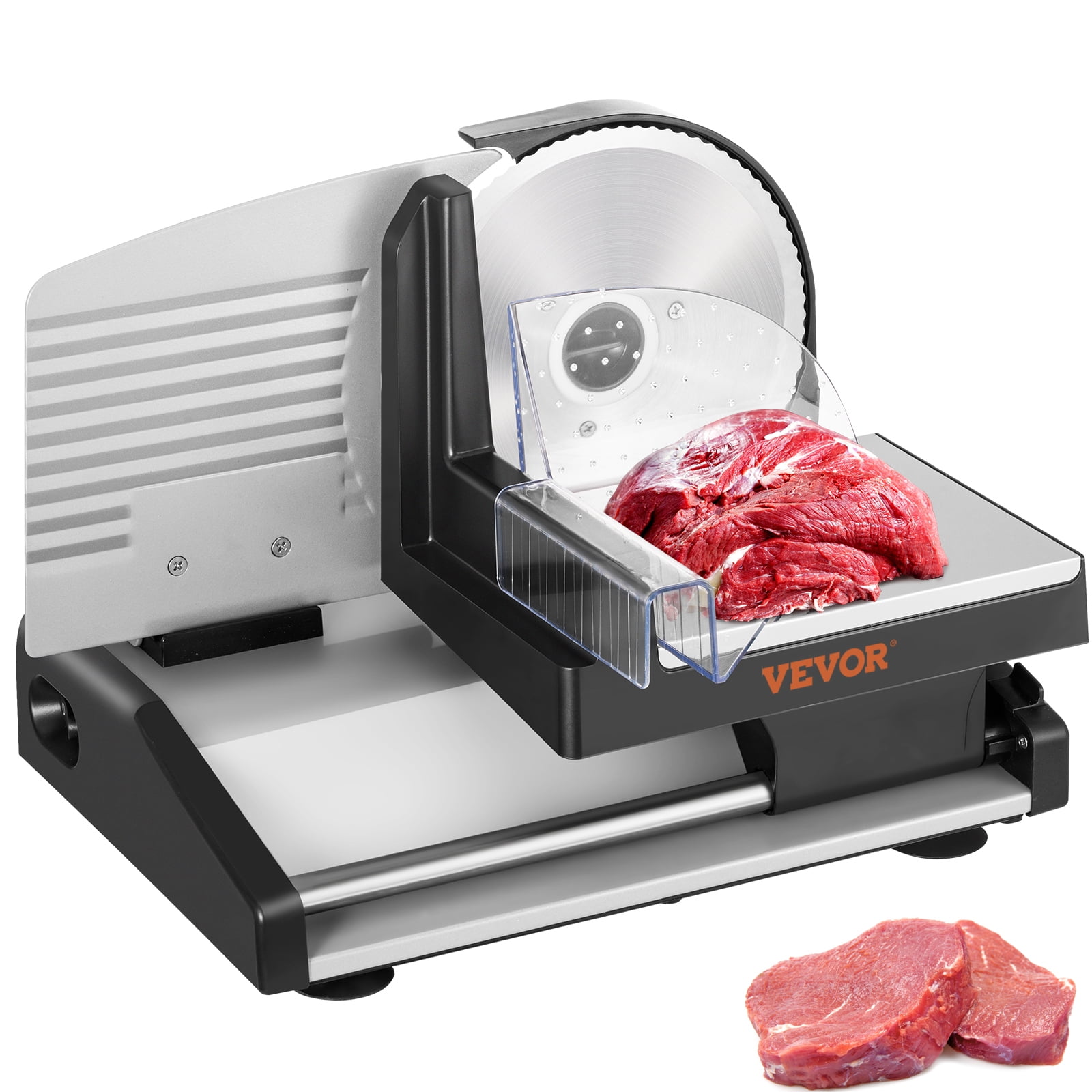 VEVOR 7.5" Commercial Meat Slicer 200W Electric Deli Slicer for Meat