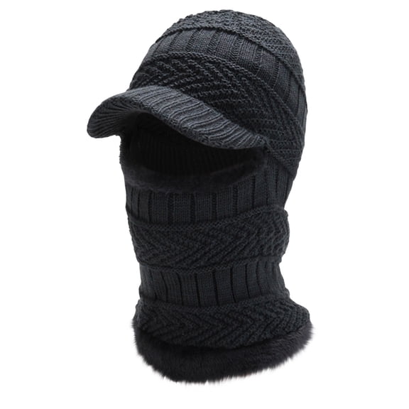 PONPRNGY Knitted Balaclava Beanie Hat Winter Neck Warmer Ski Face Cover Neck Gaiter
